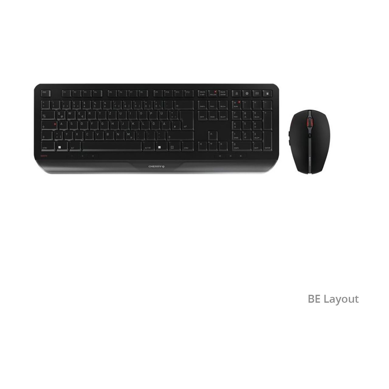 Cherry TAS Gentix Desktop Set, BE-Layout, schwarz