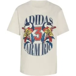 ADIDAS Damen Shirt x FARM RIO GRAPHIC, Größe L in Grau Grau