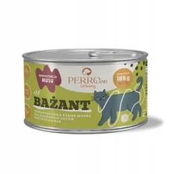 PERRO CATering Fasan-Monoprotein-Alleinfutter für Katzen, 185 g