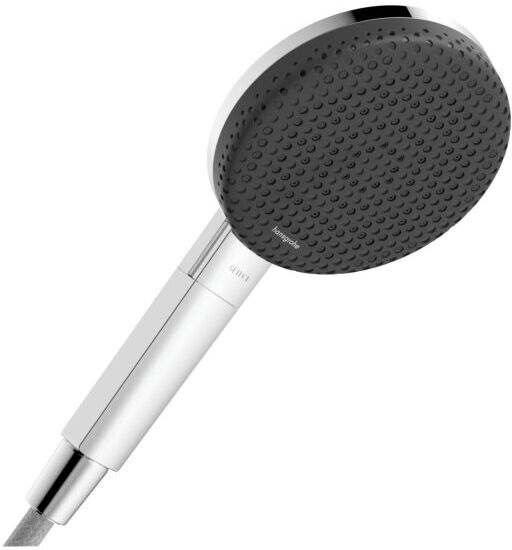 Hansgrohe Raindance Alive Select S 24512000 wassersparend+, 125 mm Duschkopf, 3 Strahlarten, chrom