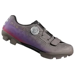SHIMANO Gravel Schuh Damen SH-RX600 | grau / violett 37