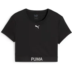 Puma, Damen, Sportshirt, W Strong Tee - Short (L), Schwarz