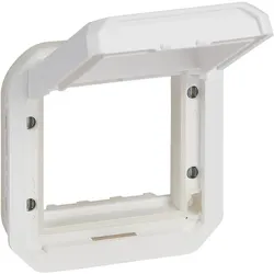 Legrand 069684L Plexo New Einsatz Mosaic Adapter mit Klappdeckel in der Farbe: Ultraweiß