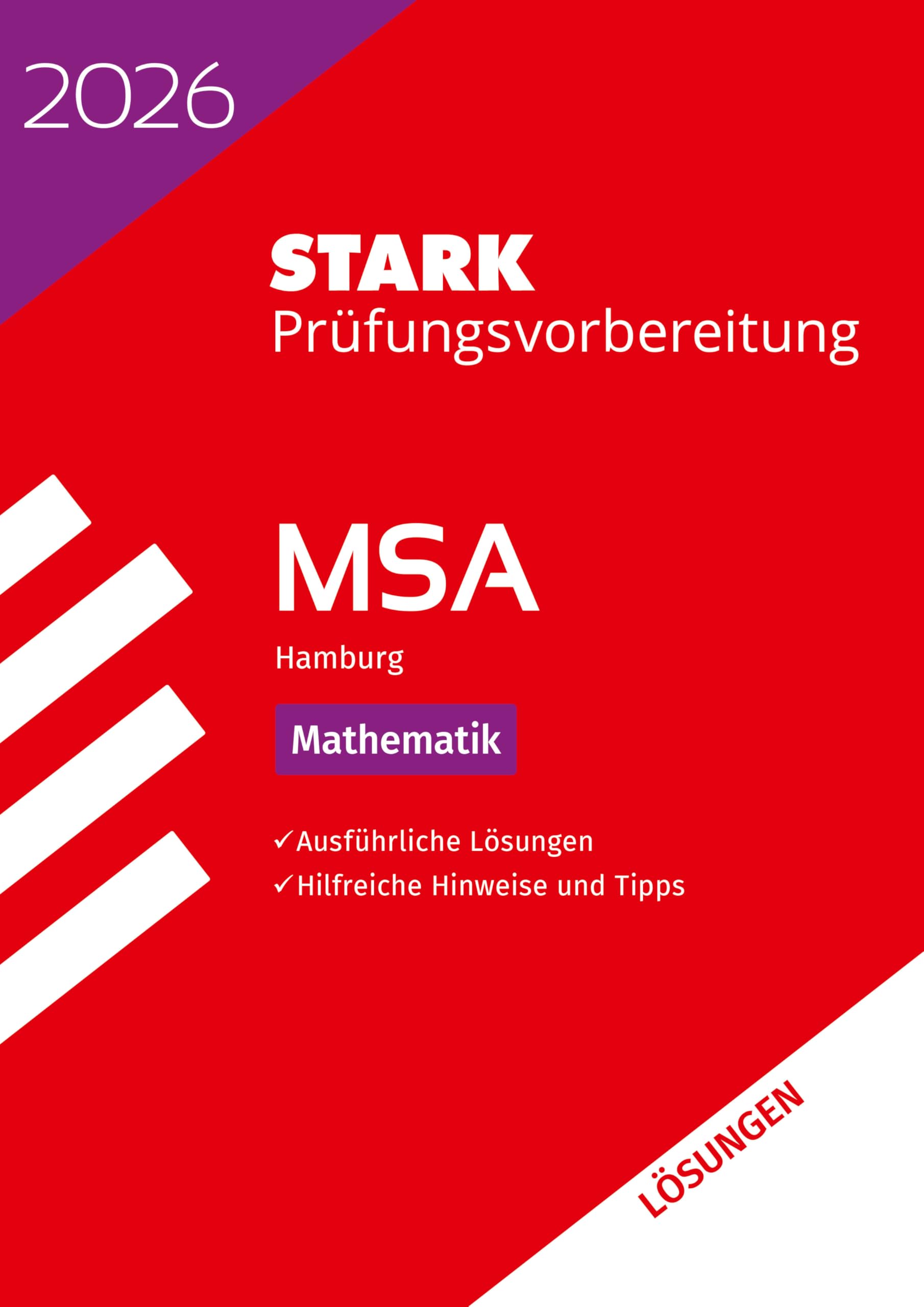 STARK Lösungen zu Mathematik - MSA 2026 Hamburg - Prüfungsvorbereitung (Abschlussprüfungen) - Preis vom 10.10.2026 11:48:34 h