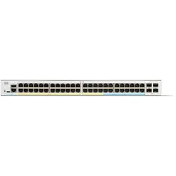 Cisco CATALYST 1300 48-PORT GE FULL (48 Ports), Netzwerk Switch, Weiss