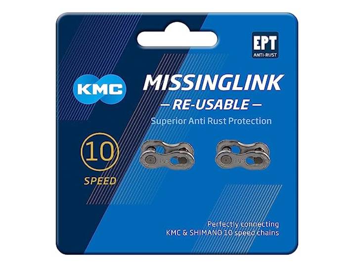 KMC Missinglink 10R 10R EPT 2 Stück f. Ketten, 5,88mm,silber,10-fach, C10EPTR00