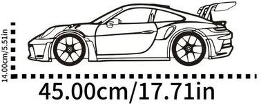 Uplift Picks Durable Metal Racing Car Wall Art For Stylish Kids Room Decor 16