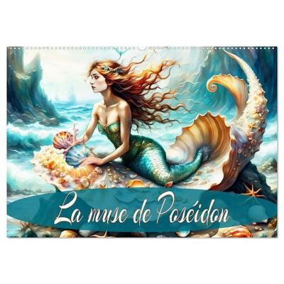 La muse de Poséidon (Calendrier mural 2027 DIN A2 vertical), CALVENDO calendrier mensuel