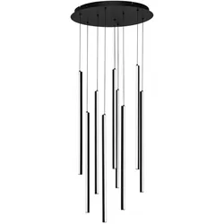 Nova Luce 9081804 GRATTA Pendelleuchte Schwarz