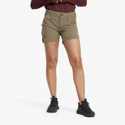 Hike & Dive Shorts Damen Chocolate Chip, Größe:L - Damen > Hosen > Shorts - Braun