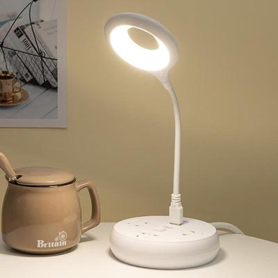 Everyday Crate USB LED Reading Light With Flexible Gooseneck Eye Protection Desk Lamp white