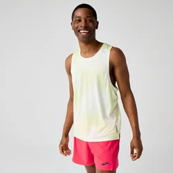 Brooks Dash Herren Singlet Printed Euphoryc Luminary - S