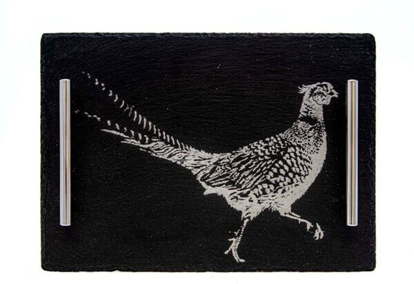 Selbrae House Just Slate Company Medium Pheasant Slate Serving Tray