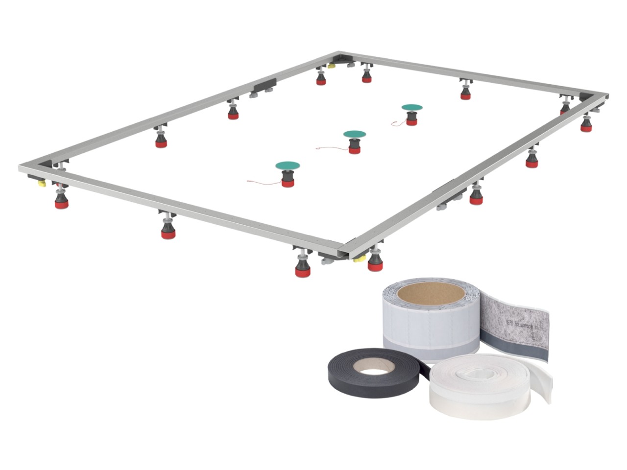 Mepa Duschwannen-Set Mineralgussrahmen XL 3S+, 182139 182139