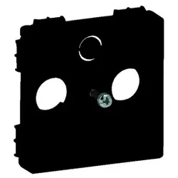 Legrand 756802 Valena Life Abdeckung für TV+R-SAT, Farbe: Schwarz