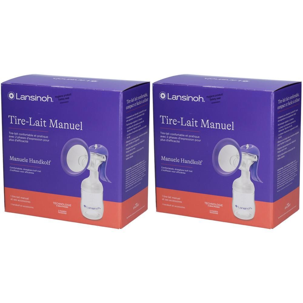 Lansinoh Handmilchpumpe 2x 2x1 St