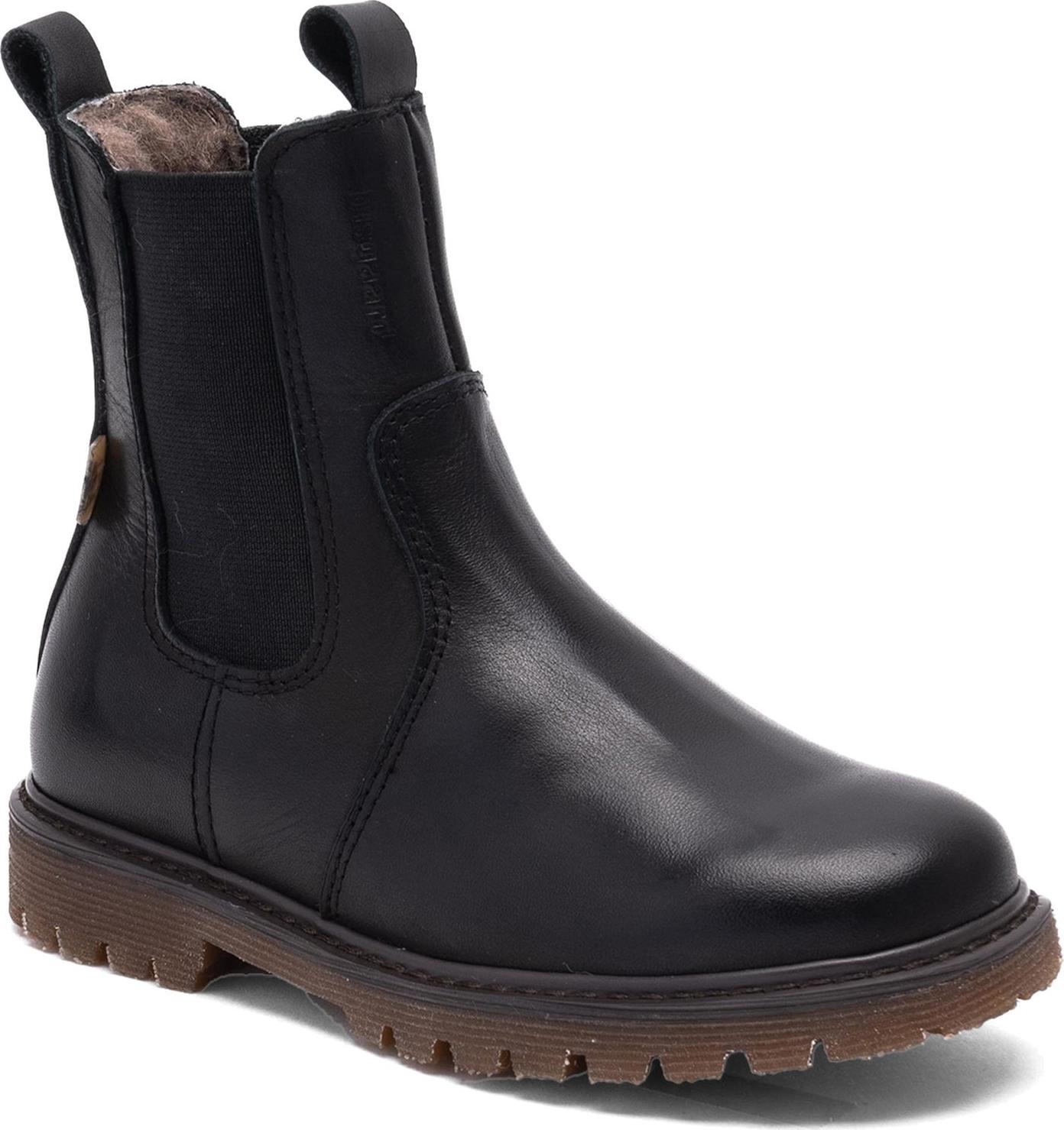 bisgaard 5715243702233, Stiefel, Kind, Schwarz, Leder, Wolle, Wolle