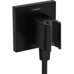 hansgrohe FixFit Porter E Schlauchanschluß 26889670 für Handbrause, mattschwarz