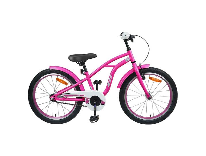 vidaXL Kinderfahrrad 20 Zoll für 6-11 Jahre alt Dunkelrosa
