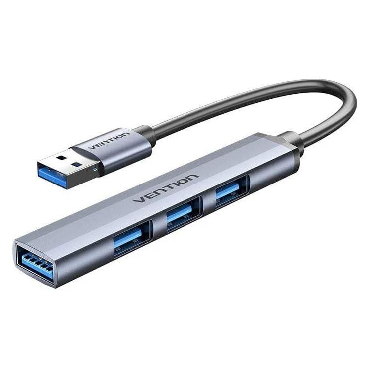 Vention Mini Hub USB 3.0 to USB 3.0/3x2.0 CKOHB 0.15m (USB-C, 4 Ports) (CKOHB)