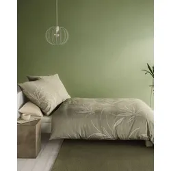 kaeppel Bettwäsche Feinbiber Organic khaki 155x220 cm + 80x80 cm