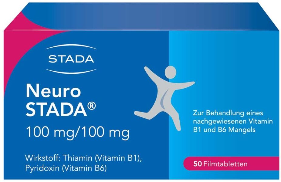 Neuro-STADA Neuro STADA Vitamin B1/ Vitamin B6 100mg/100mg Filmtabletten