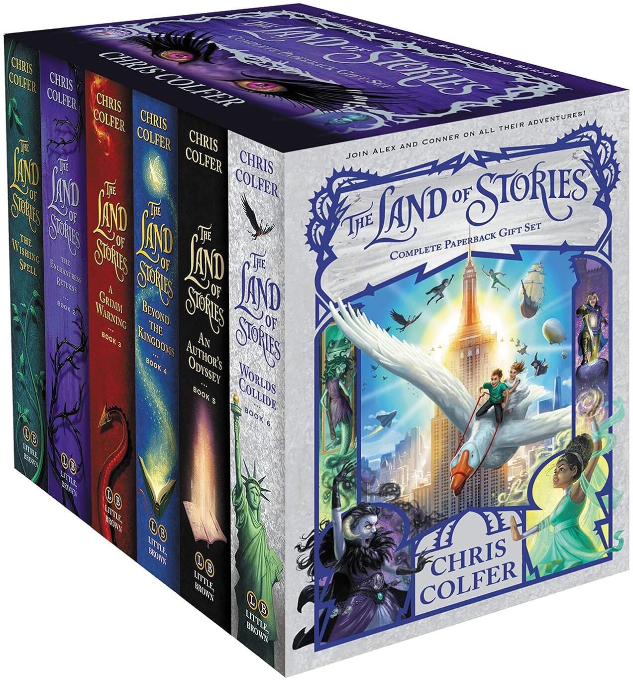 Little, Brown / Hodder Children's Books Land of Stories & A Tale of Magic by Chris Colfer - 9 Books Paperback Collection Set - Ages 8-12 Fantasy Fairy Tale Adventure Gift