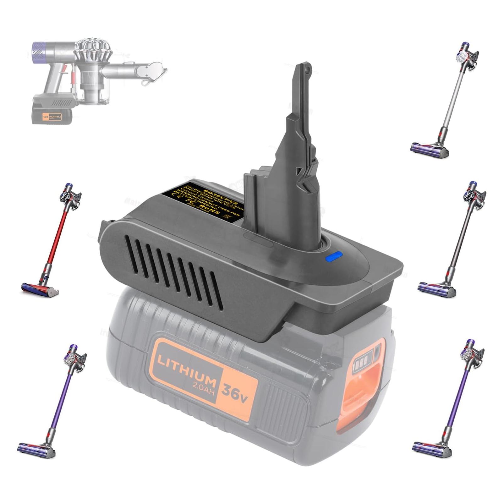 Japcell Black&Decker 36V Akku-Adapter für Dyson V7 V8 (JAPCELL)