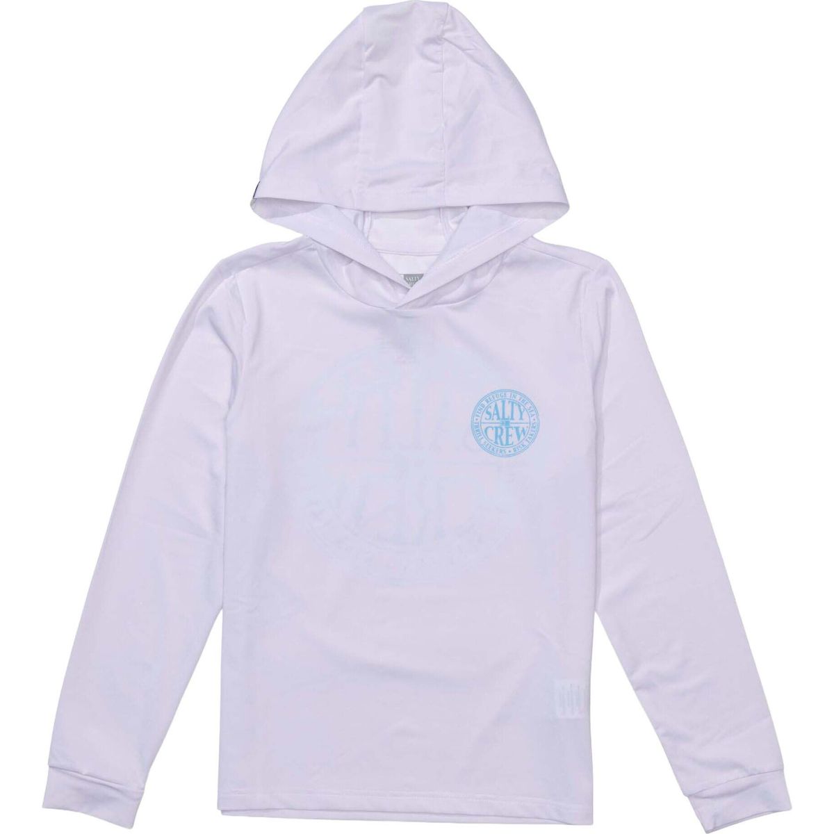 Salty Crew Global Hood Boys Sunshirt white/slate (WHTSLT) S 20135644Y-WHTSLT-S