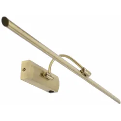 Papuq LED Wandleuchte für Bilder 10W Warmton 3000K Antik Bronze Finish 38 cm mit Schalter