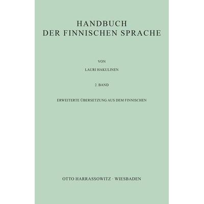 Handbuch der finnischen Sprache, Taschenbuch von Lauri Hakulinen, Harrassowitz, 978-3-447-00358-2