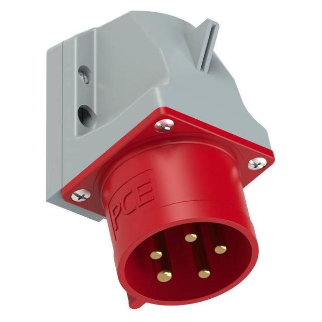PCE 525-6TT Wandgerätestecker 32A 5p 6h IP44 Turbo Twist (525-6tt-PCE-)