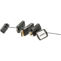 Kramer AD–RING–11 (HDMI, DisplayPort), Video Adapter, Schwarz
