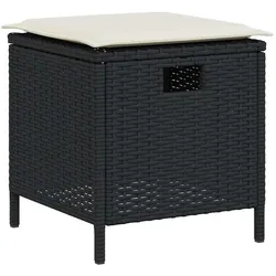 vidaXL, Gartenlounge, Mawono (l-shaped sofa + 4x footstool + table)