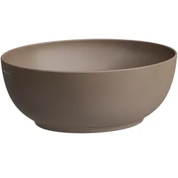 LAUFEN Il Bagno Alessi Waschtisch-Schale, ohne Überlauf, 45x38cm, inklusive Ablaufventil, H8189751881121, Farbe: Kaffee matt