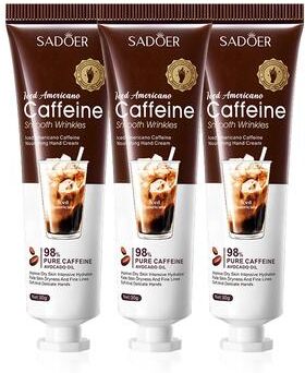 Beloved Skins Caffeine Hand Cream Moisturizing, Nourishing Skin Care, Whitening Hydrating, Anti Wrinkles Hands Cream 3pcs