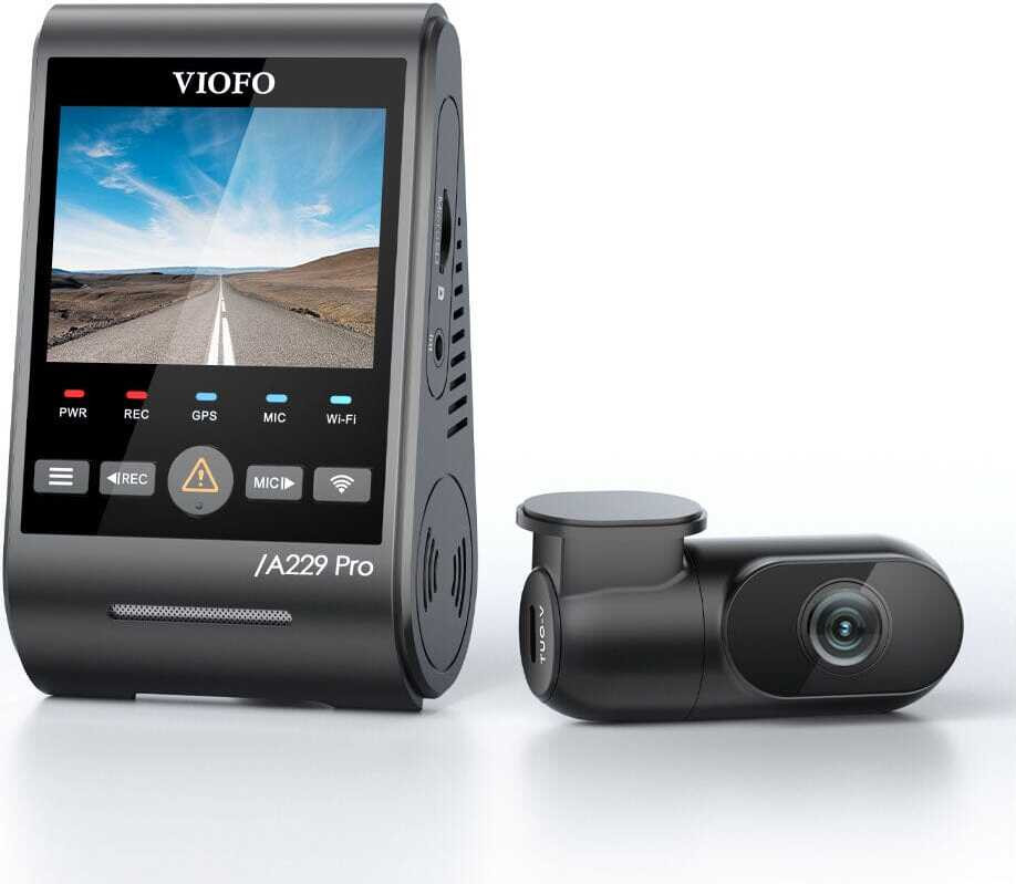 VIOFO A229 Pro 2-kanaals 4K dashcam met GPS