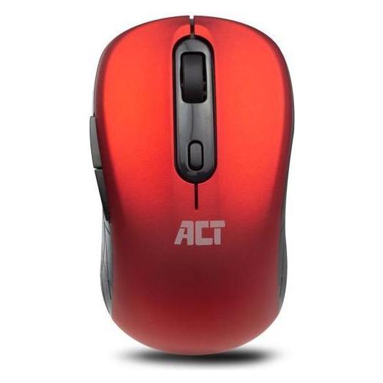 ACT Wireless Mouse, USB nano receiver, 1600 dpi, red (Kabellos) (AC5135)