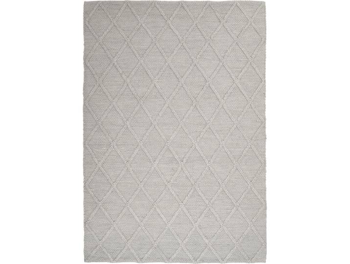 Teppich Joya hellgrau Wolle 160 x 230 cm