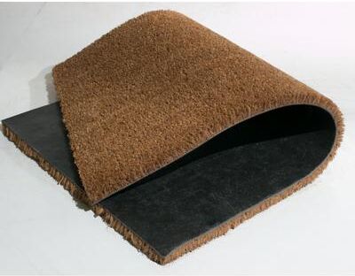 Imports Decor 15MM Plain Brown Coir Outdoor Door Mat