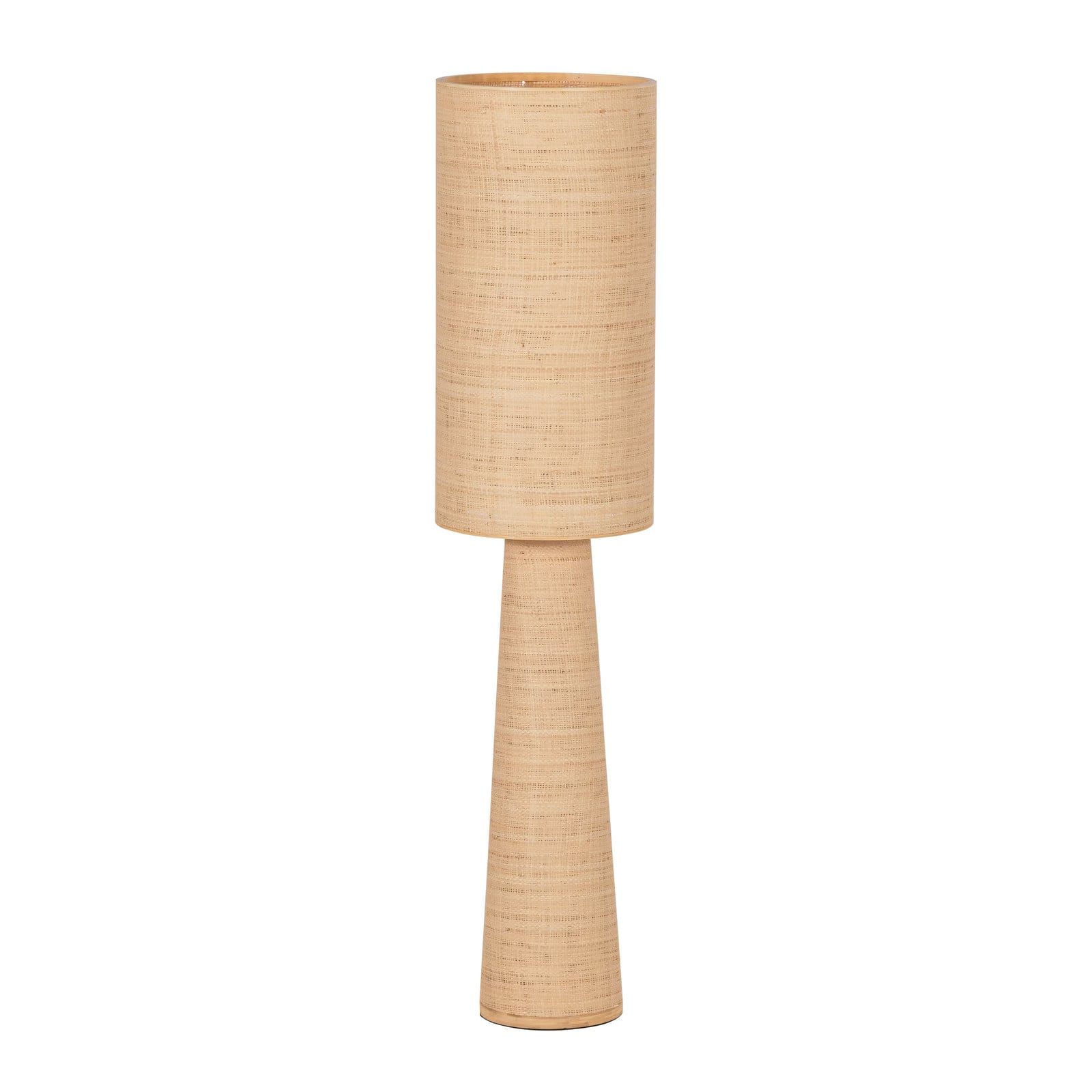 WOOOD Vloerlamp Syro Raffia, Naturel, Hoogte: 130 cm