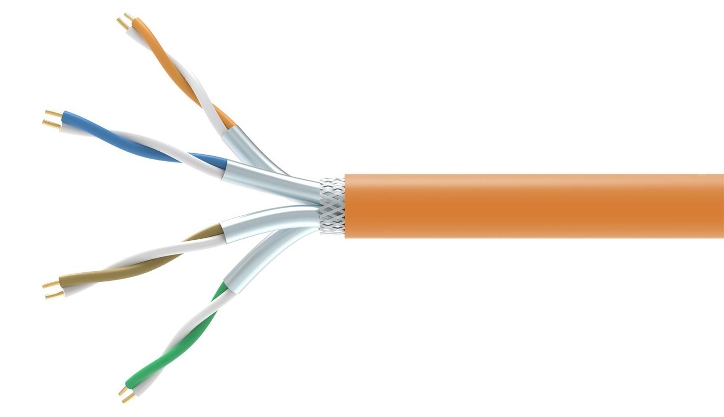 Equip 404553, 1000 m, Cat7, S/FTP (S-STP), Orange