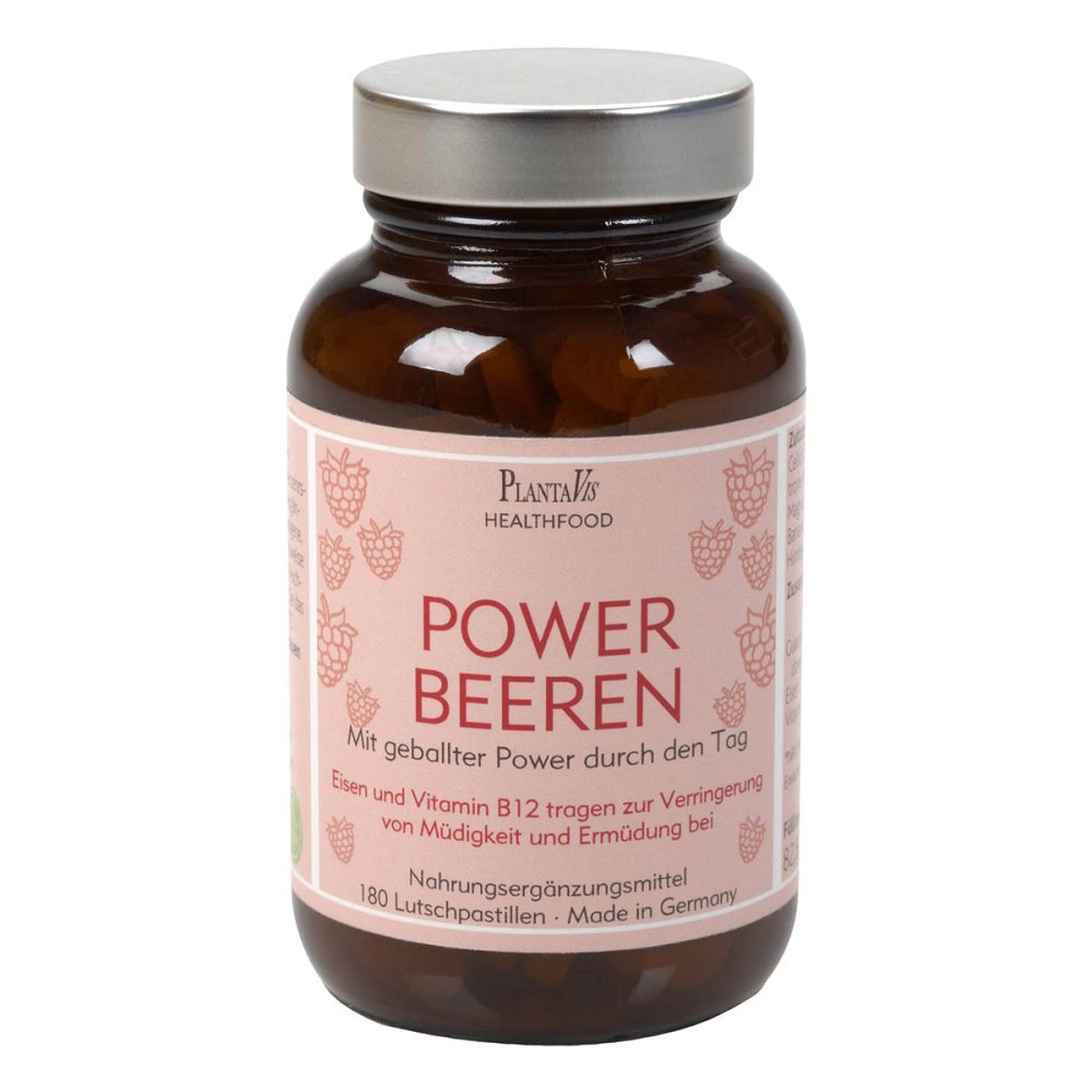 PlantaVis GmbH Powerbeeren B12+ Koffein Lutschpastillen 18037446