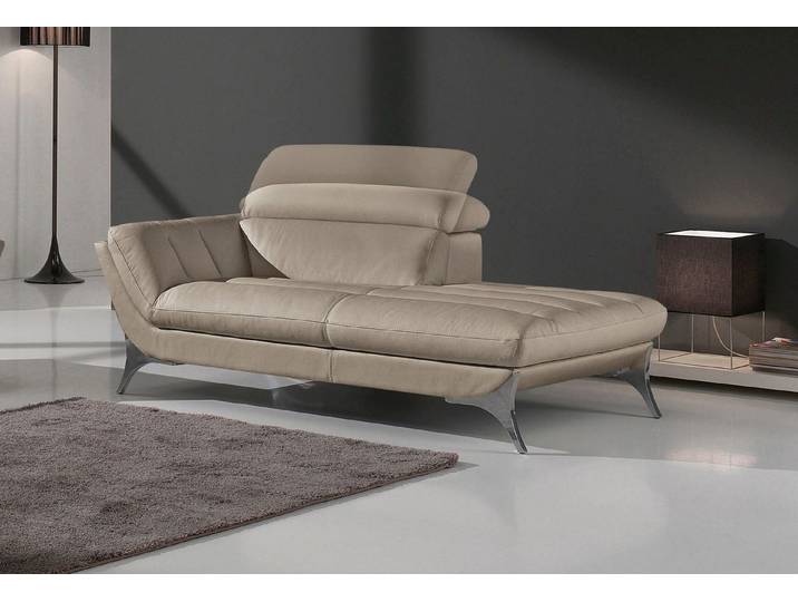 Egoitaliano Recamiere Sueli, extravagantes Design und erstklassiger Sitzkomfort, Solitärmöbel, hochwertiger Lederbezug, inklusive Kopfteilverstellung