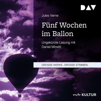 Fünf Wochen im Ballon - Jules Verne, Audio, 9783742408037
