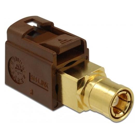Delock RF-Adapter FAKRA F-Stecker (W) bis SMB (W) (89682)