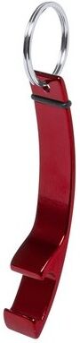Porte-clés publicitaire décapsuleur Milter aluminium rouge