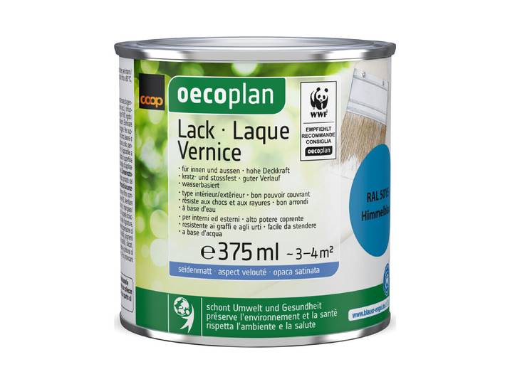 Oecoplan Lack seidenmatt Himmelsblau 375ml