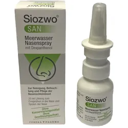 Siozwo SAN Meerwasser Nasenspray mit Dexpanthenol 20 ml Nasenspray