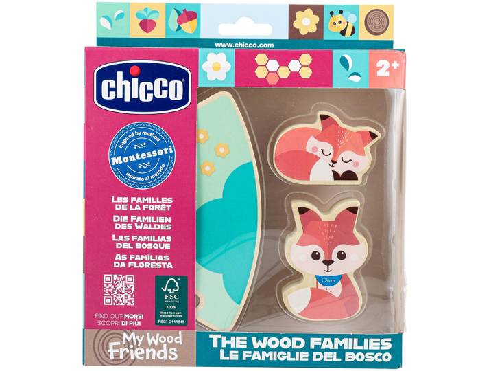 Chicco My Wood Friends - Set 2 Papa Fuchs